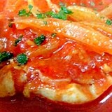 鶏胸肉のトマトソース煮